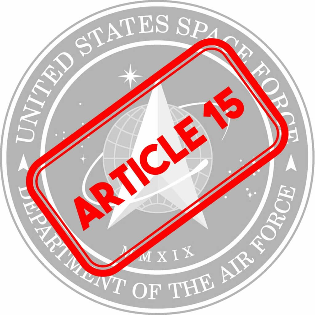 Space Force Article 15 Response Template