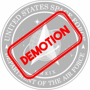 Space Force Demotion