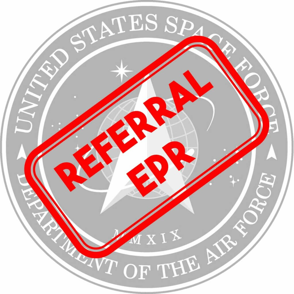 Space Force Referral EPR Response Template